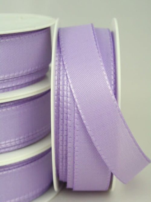 Taffeta ribbon lilac, 15 mm wide