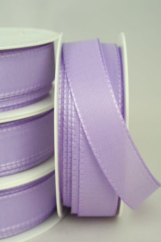 Taffeta ribbon lilac, 15 mm wide
