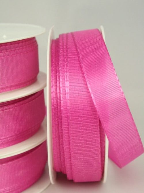 Taffeta ribbon pink, 15 mm wide