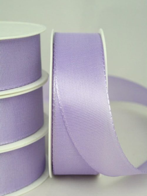 Taffeta ribbon uni, 25 mm wide, lilac