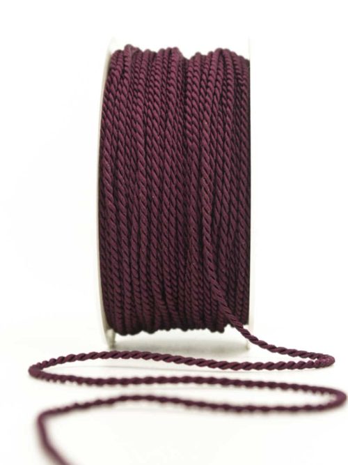 cord, aubergine, 2 mm thick