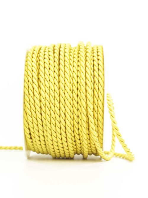 cord, yellow, 4 mm thick