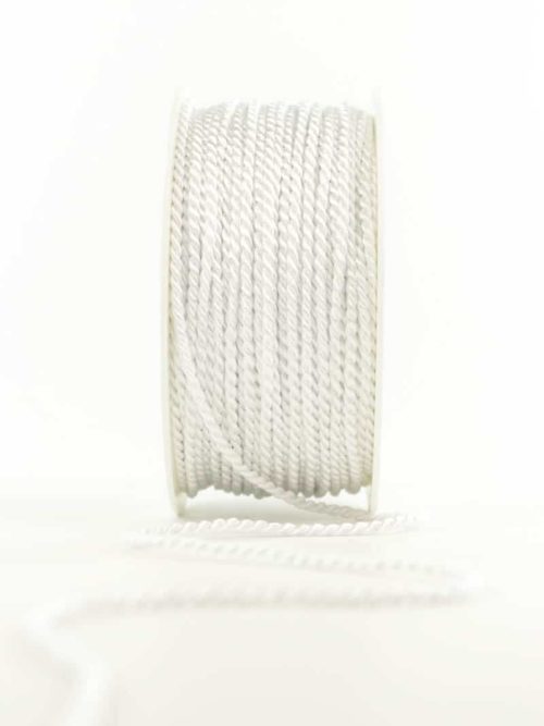 cord, white, 2 mm thick