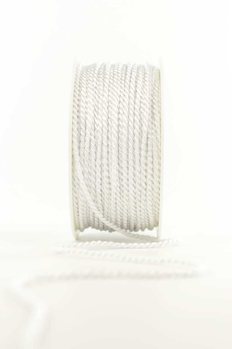 cord, white, 2 mm thick