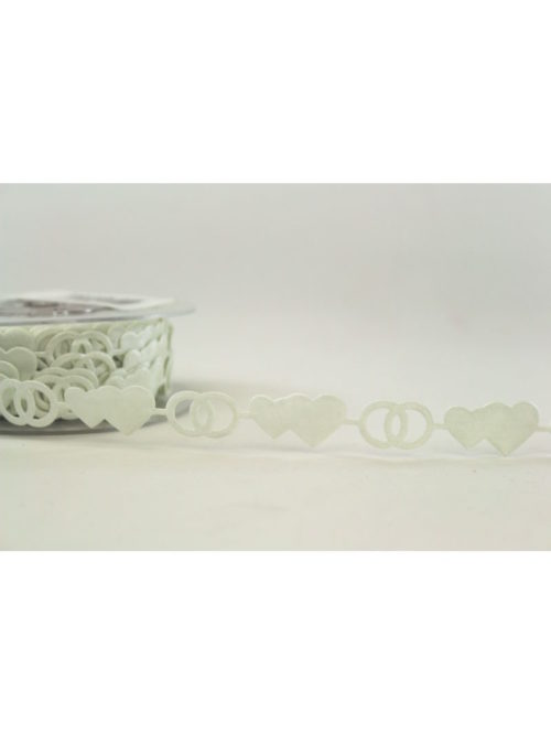 decorative braid wedding, cream, 15 mm wide