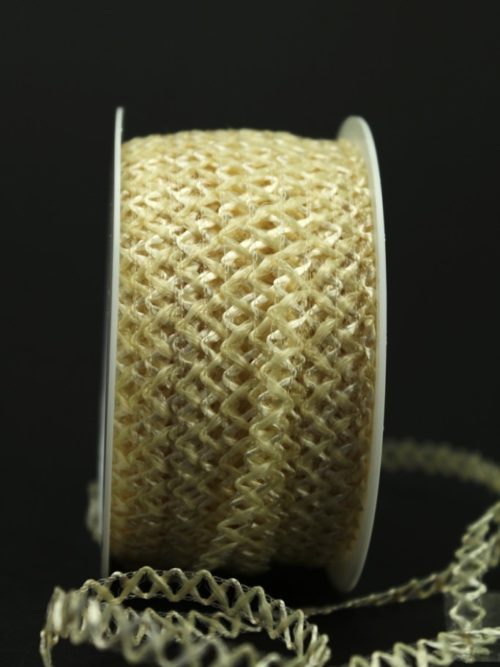 decorative braid cream, 6 mm wide